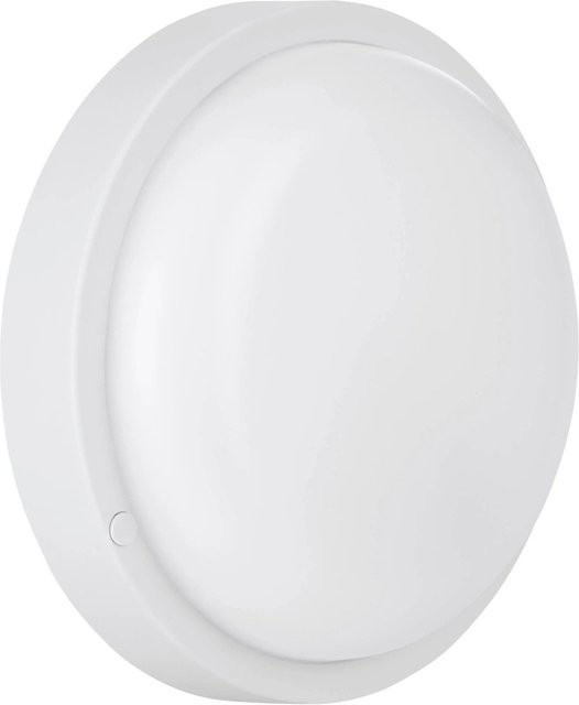 Eglo LED-Wandleuchte Boschetto-E Weiß, rund, IP44 für Außenbereich, Durchmesser: 17 cm, Tiefe: 5 cm - Bild 1