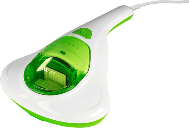 Maxxmee Milben-Handstaubsauger mit UV-C Licht und HEPA-Filter in Weiß-Grün - Bild 1
