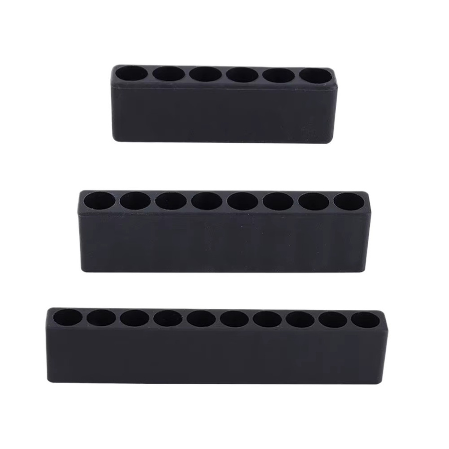 VIBRATITE Bit-Halter Set aus Kunststoff für Hex-Schaft Schraubendreher und Bohrer mit 6, 8 oder 10 Löchern zur Werkzeugorganisation - Bild 5