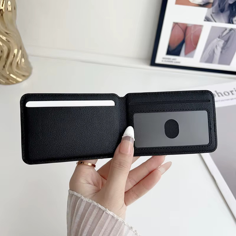 Magnetischer Leder-Kartenhalter für MagSafe iPhone 13 14 15 16 17 Pro Max, Ultradünnes Multifunktions-Wallet in Grau - Bild 2