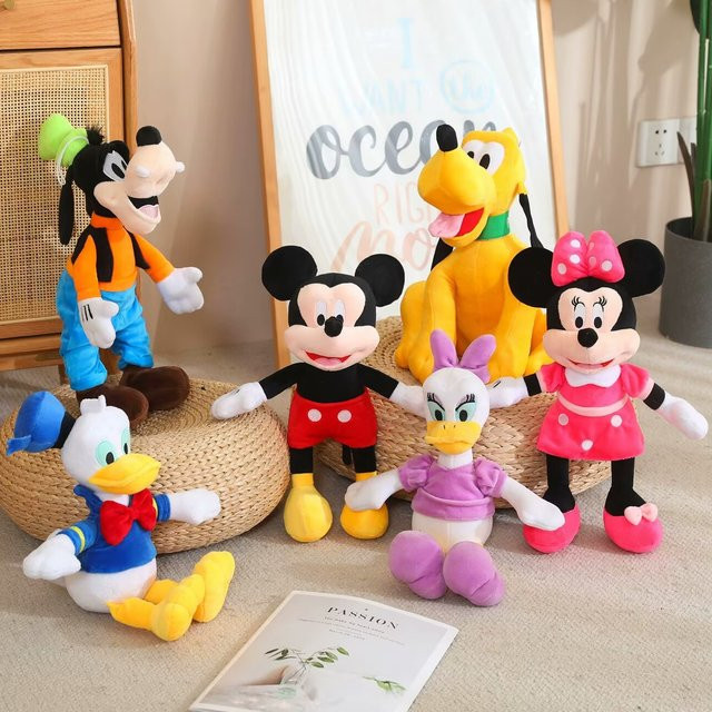Disney Minnie Mickey Mouse Goofy Pluto Daisy Donald Duck Plüschfiguren - Bild 1