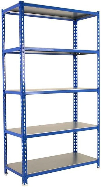 PROREGAL Schwerlastregal Big Metal Shark, Blau-Verzinkt, H x B x T: 200 x 120 x 40 cm, Fachlast 200 kg - Bild 1