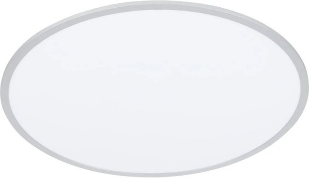 Lindby LED Deckenleuchte Narima Modern 1-flammig in Silber und Grau aus Aluminium - Bild 1
