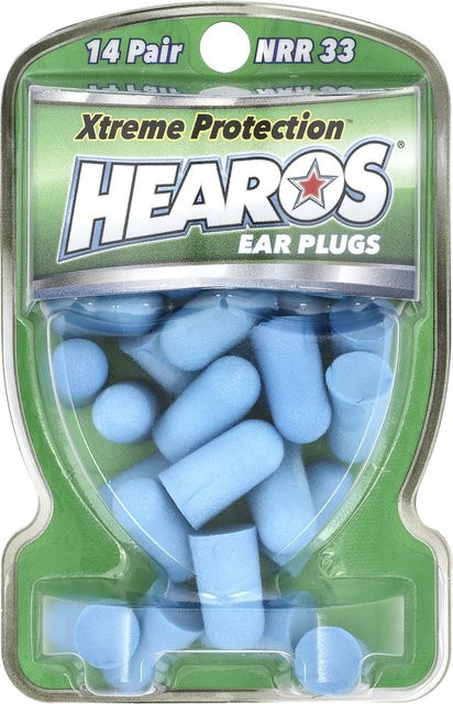 Hearos Xterme Protection Ohrstöpsel, blau und grau, 14 Paar, NRR 33 - Bild 1