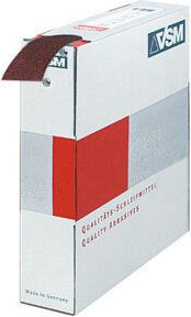 VSM Schleifgewebe-Sparrolle braun KK 114 F, Breite: 50 mm, Länge: 50 m, Körnung: 80 - Bild 1