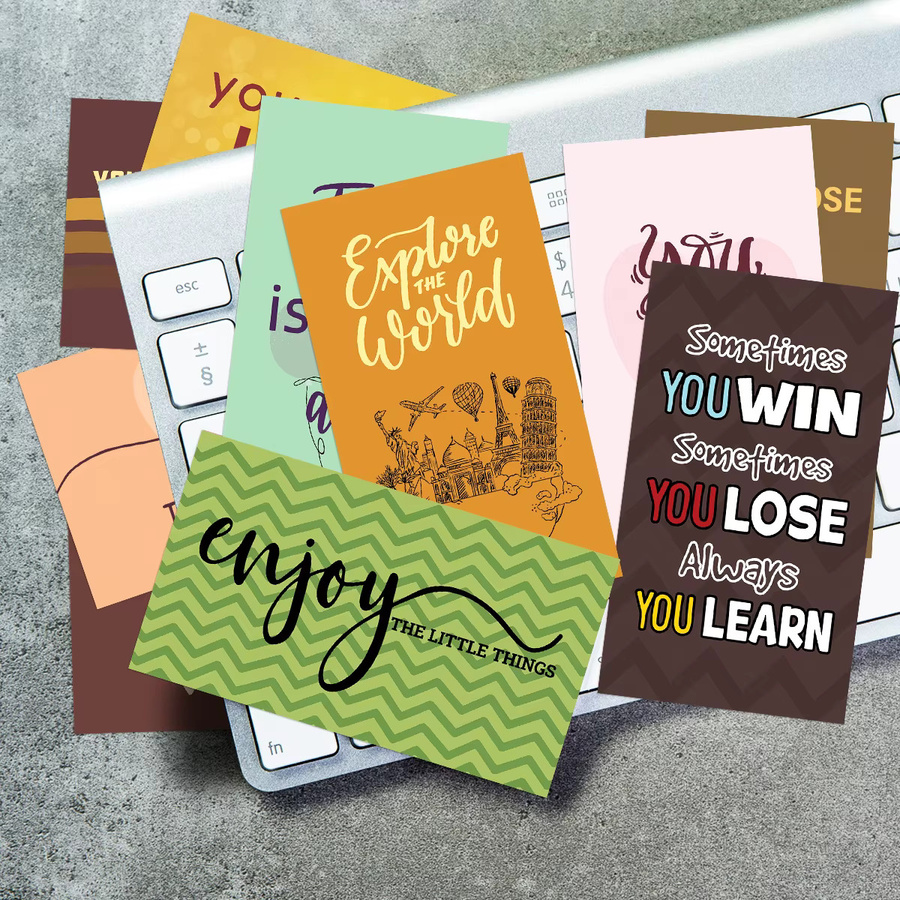 60 Stück Affirmationskarten in Multicolour für tägliche Motivation und Inspiration - Bild 4