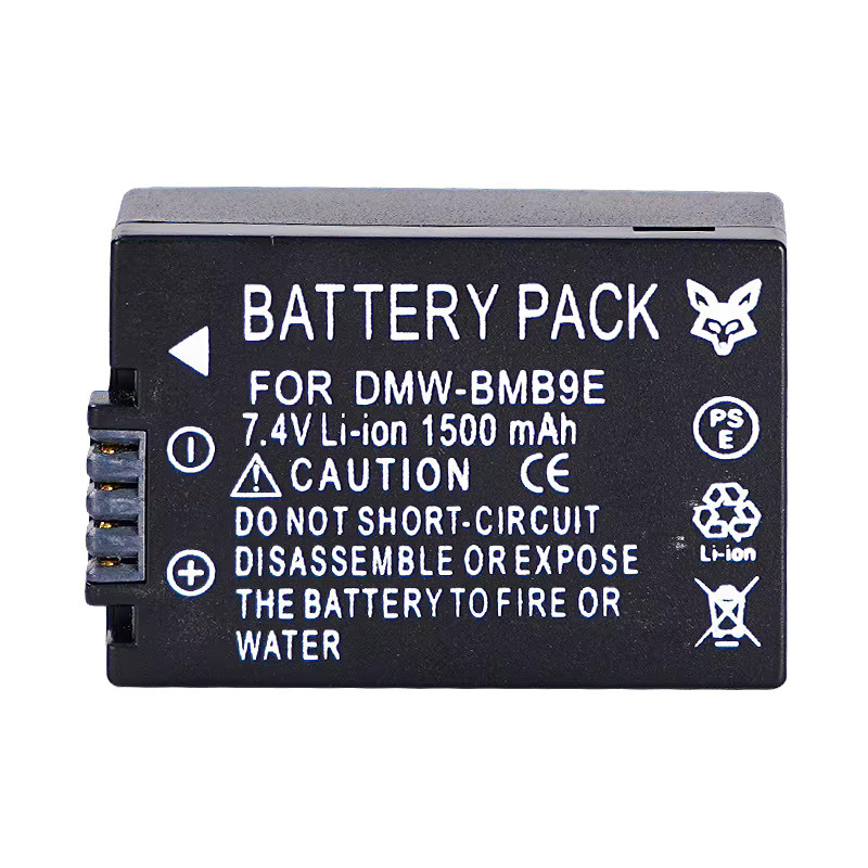 DMW-BMB9 BMB9E Li-Ion Akku 1500 mAh für Panasonic Lumix DC-FZ82 FZ70 FZ60 FZ100 FZ150 FZ40 FZ45 FZ47 in Schwarz - Bild 3