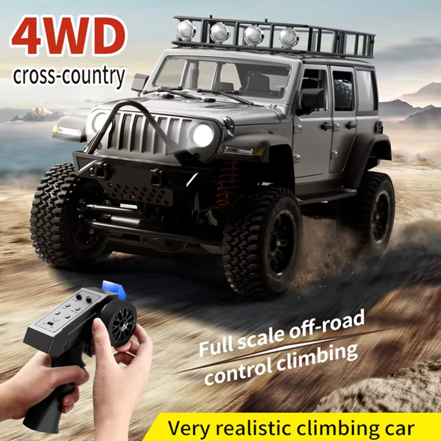 JIKEFUN RC-Auto Rock Crawler, 1:12, ferngesteuert, mit LED-Licht, ab 14 Jahren - Bild 2