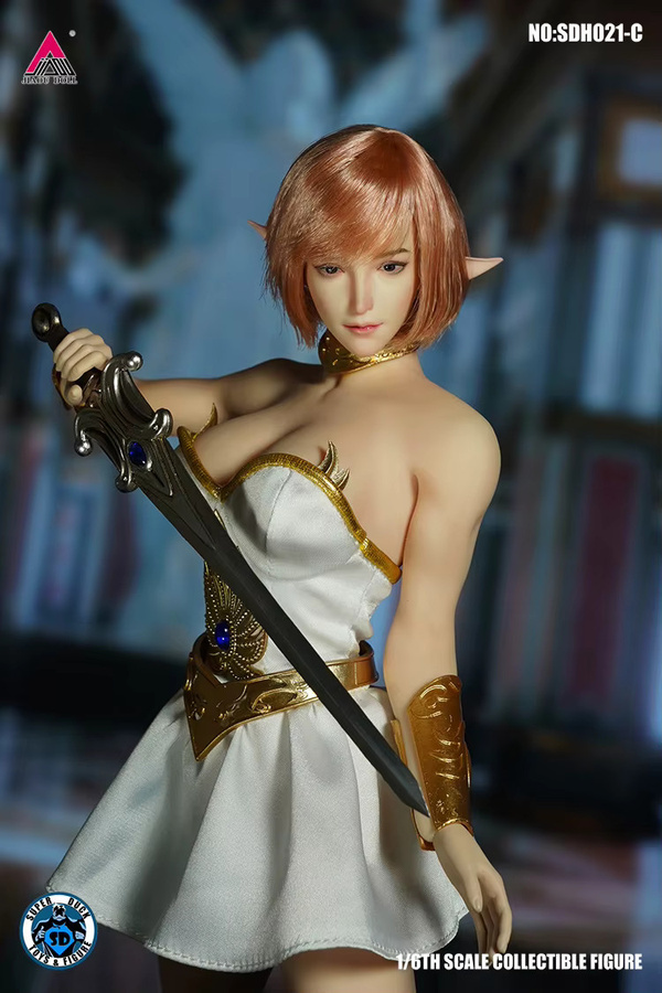 SUPER DUCK Mädchen Elf Ohren Kopf Sculpt, Fantasy, Zubehör - Bild 4
