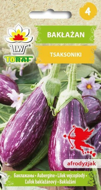 Toraf Auberginensamen TSAKONIKI Sorte Purple - Bild 1