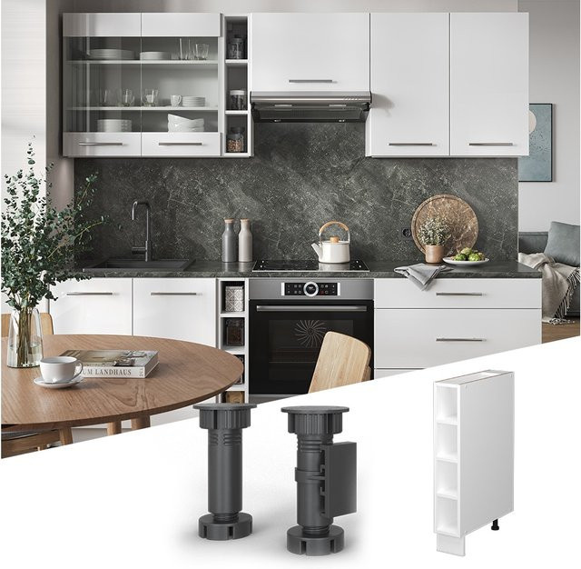 Vicco Küchenregal Fame-Line Offener Küchenschrank Weiß B: 15 cm - Bild 2