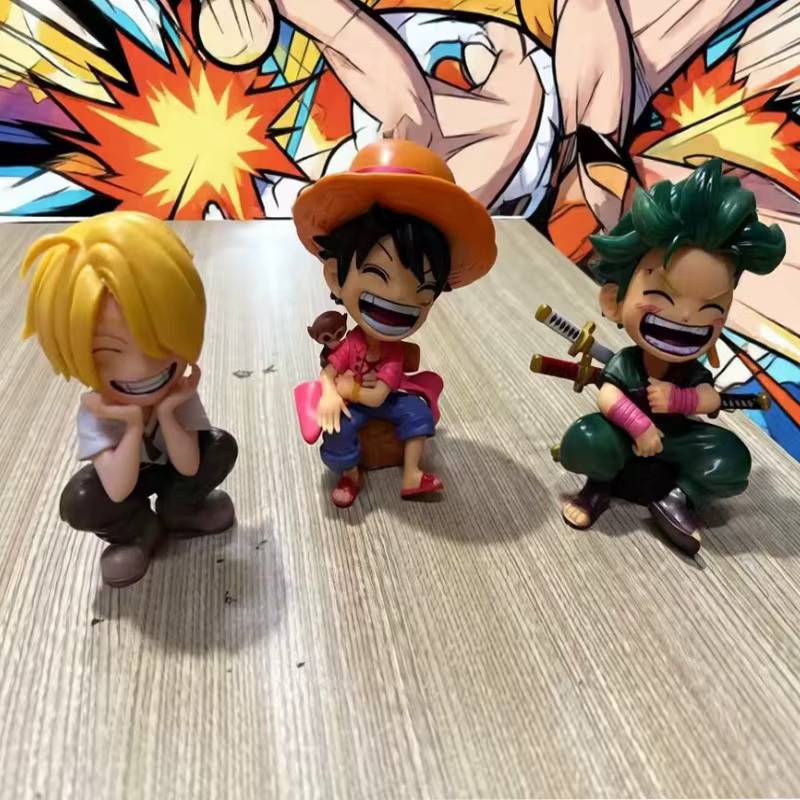 Bandai One Piece Luffy & Zoro, Q-Version Sitzende Figuren, 2-teiliges Set - Bild 4
