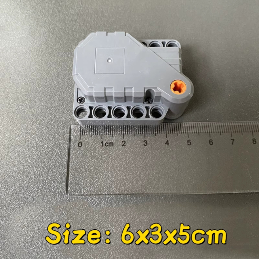 DIYmall MOC Technische Teile Rückzieh-Motor, Bausteine, Grau - Bild 4