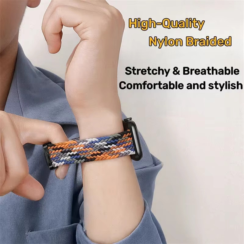 Geflochtenes Solo-Armband für Apple Watch, Nylon, Bunt, Unisex - Bild 2