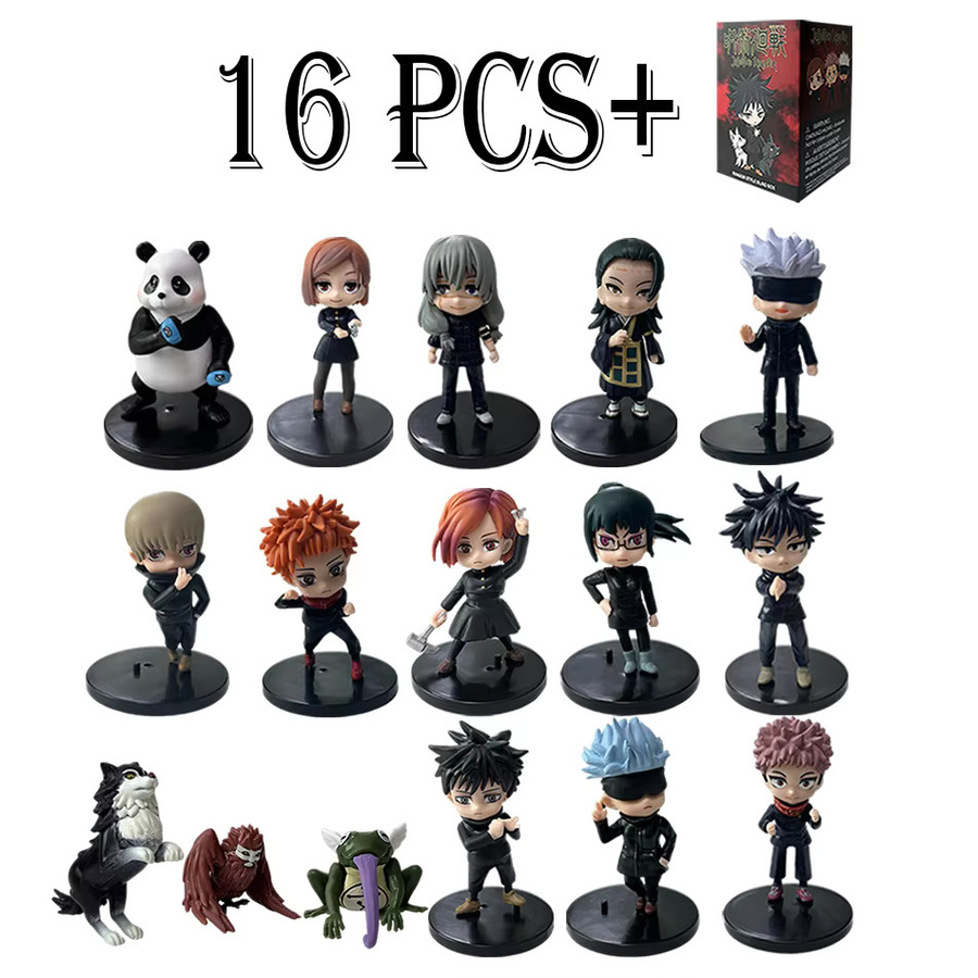 Bandai Jujutsu Kaisen Q-Version Anime-Figur Satoru Gojo, Itadori Yuji, Nobara, Megumi in Multicolor, Höhe: 9 cm - Bild 3