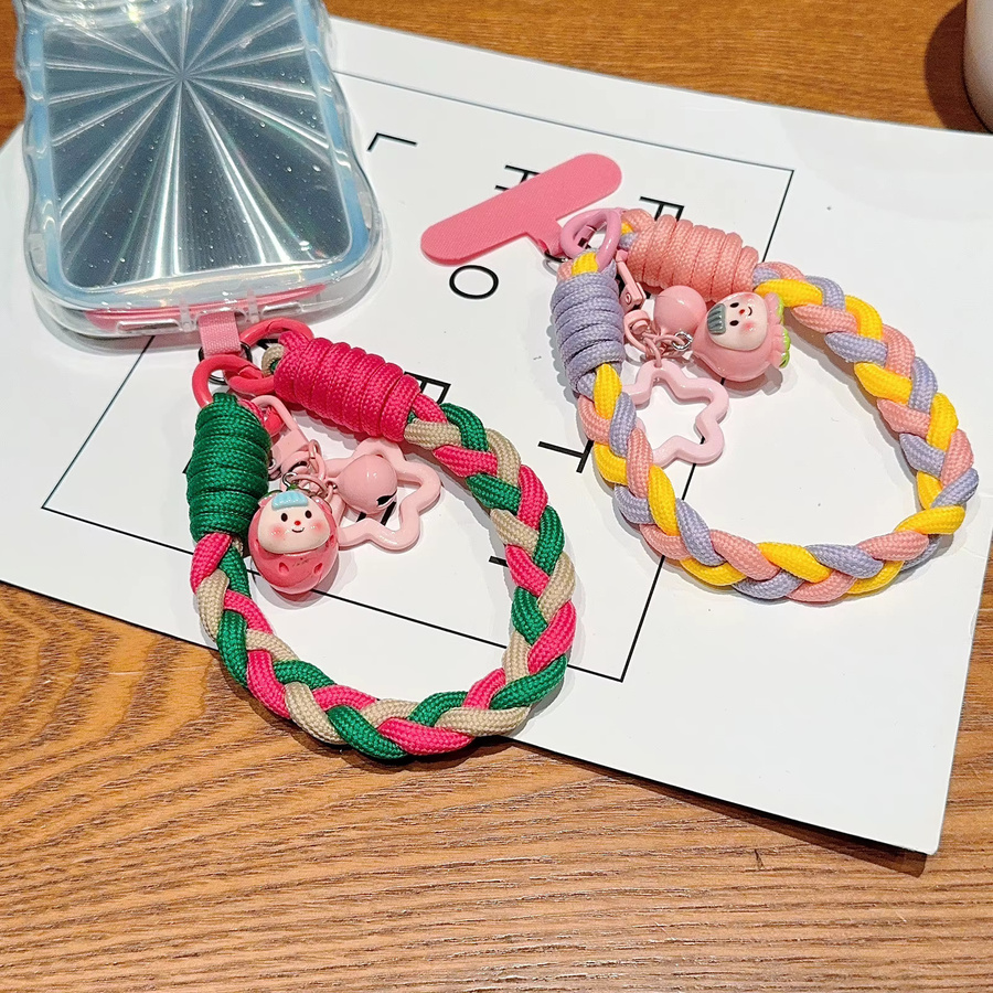 Xyun Universal Lanyard Cartoon Mobile Handgelenk Strap in Multicolour als Handy-Hängezubehör - Bild 2