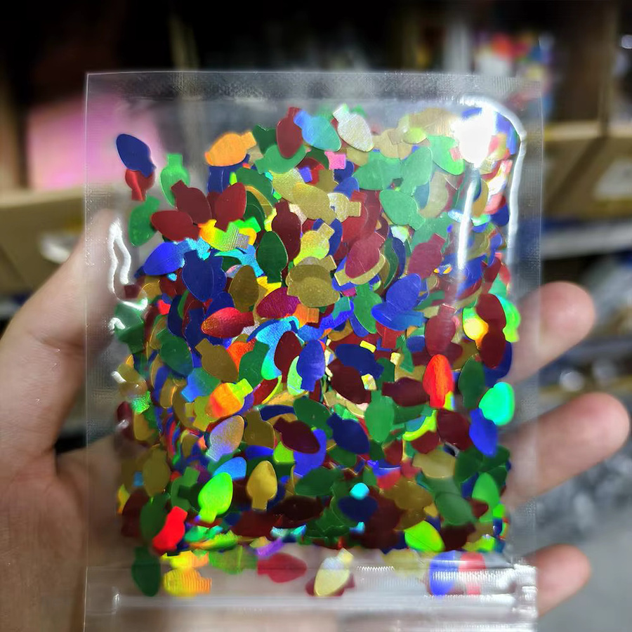 HotPress Herz-Nagelkunst-Pailletten, 10g, Gemischte Größen - Bild 3
