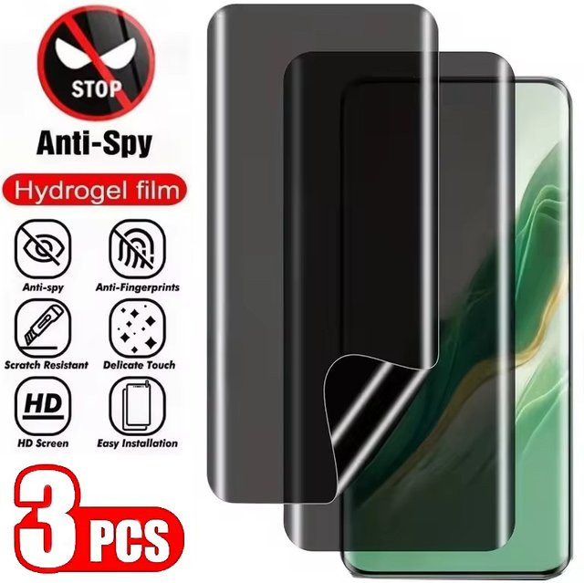 3er-Pack Privatsphäre Hydrogel-Displayschutzfolie für Vivo V40 SE 4G 5G V27 V29 V30 Pro V30 SE in Transparent - Bild 1