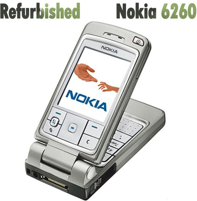Generalüberholtes Nokia 6260 Mobiltelefon in Schwarz mit 1 SIM-Karte - Bild 1