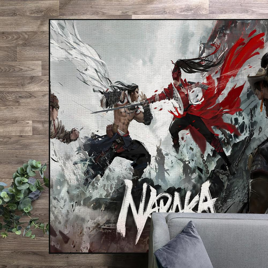 Geflochtener Teppich N-Naraka Bladepoint für Wohnzimmer, Schlafzimmer oder Bad, B/T: 40 x 60 cm - Bild 4