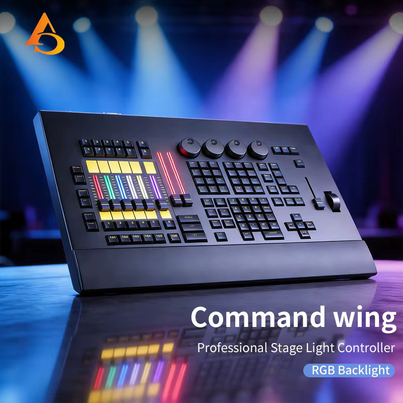 MA Command Wing Fader Wing DMX 512 Bühnenlicht-Controller mit Hintergrundbeleuchtung in Schwarz für LED-Par-Scheinwerfer, Moving-Heads und Spotlights - Bild 5