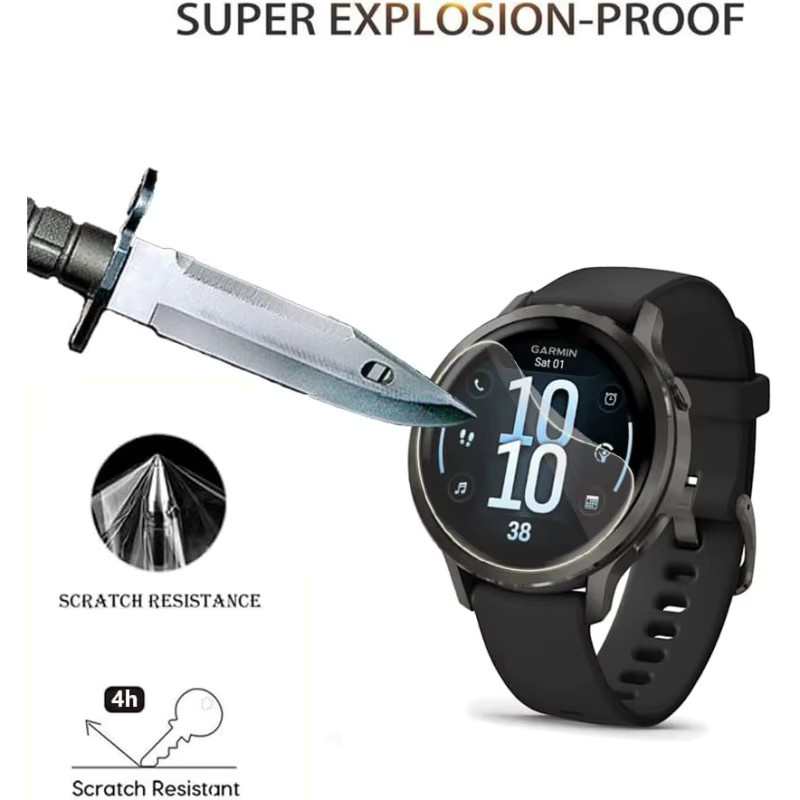 Garmin Smartwatch Screen Protector Hydrogel TPU Film, transparent - Bild 4