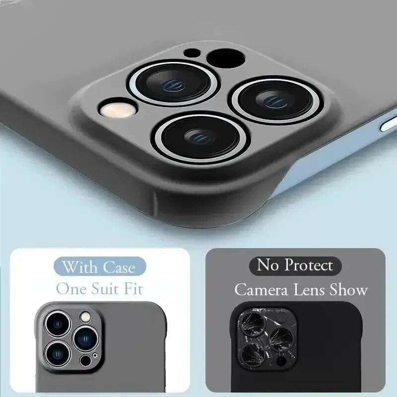 Bai Fen Bai-Digital 3C Ultradünne Matte Handyhülle für Apple iPhone 14 Pro Max Plus, Rahmenlose Stoßfeste Hartschalen-Schutzhülle, 0,3 mm - Bild 4