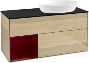 V&B Waschtischunterschrank Finion in Eiche Lackiert, Breite: 120 cm, Tiefe: 50,1 cm, Höhe: 50,1 cm - Bild 1