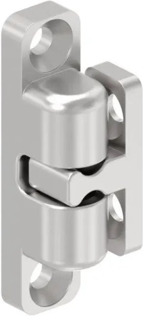 FeNau Kugelschnäpper aus Edelstahl V2A in Silber gebürstet mit 40N Haltekraft, B/T/H: 18,0 x 18,0 x 14,0 cm - Bild 1