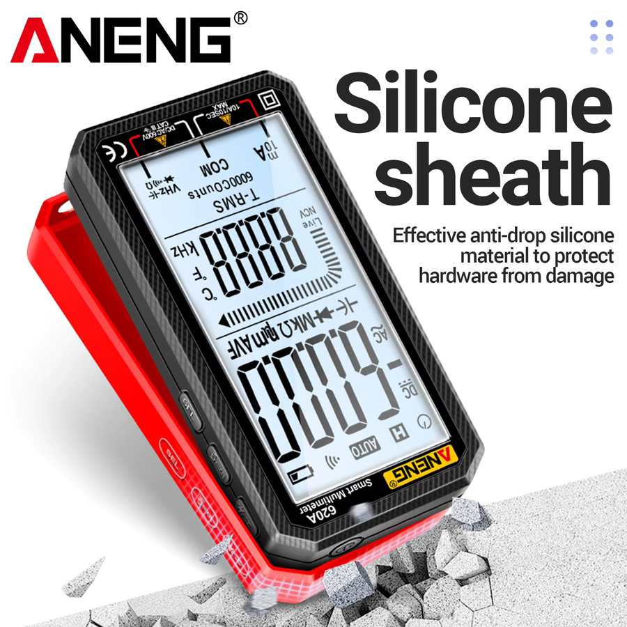 ANENG 620A Digital Multimeter mit 6000 Counts für AC/DC Spannung, Strom bis 10A, Widerstand, Kondensator und Diodenmessung - Bild 4