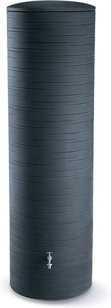 ARVES Regentonne Novara 500 in Anthrazit aus Polyethylen