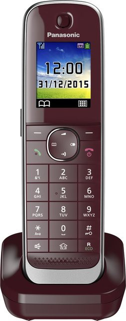 Panasonic KX-TGJA30EXR Schnurloses Telefon in Weinrot - Bild 1