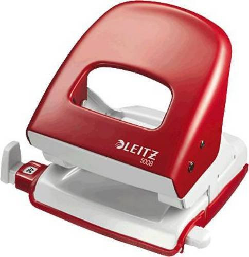 Leitz Bürolocher NeXXt Series 5008 in Rot aus Metall und Kunststoff für DIN A4 bis 30 Blatt - Bild 1