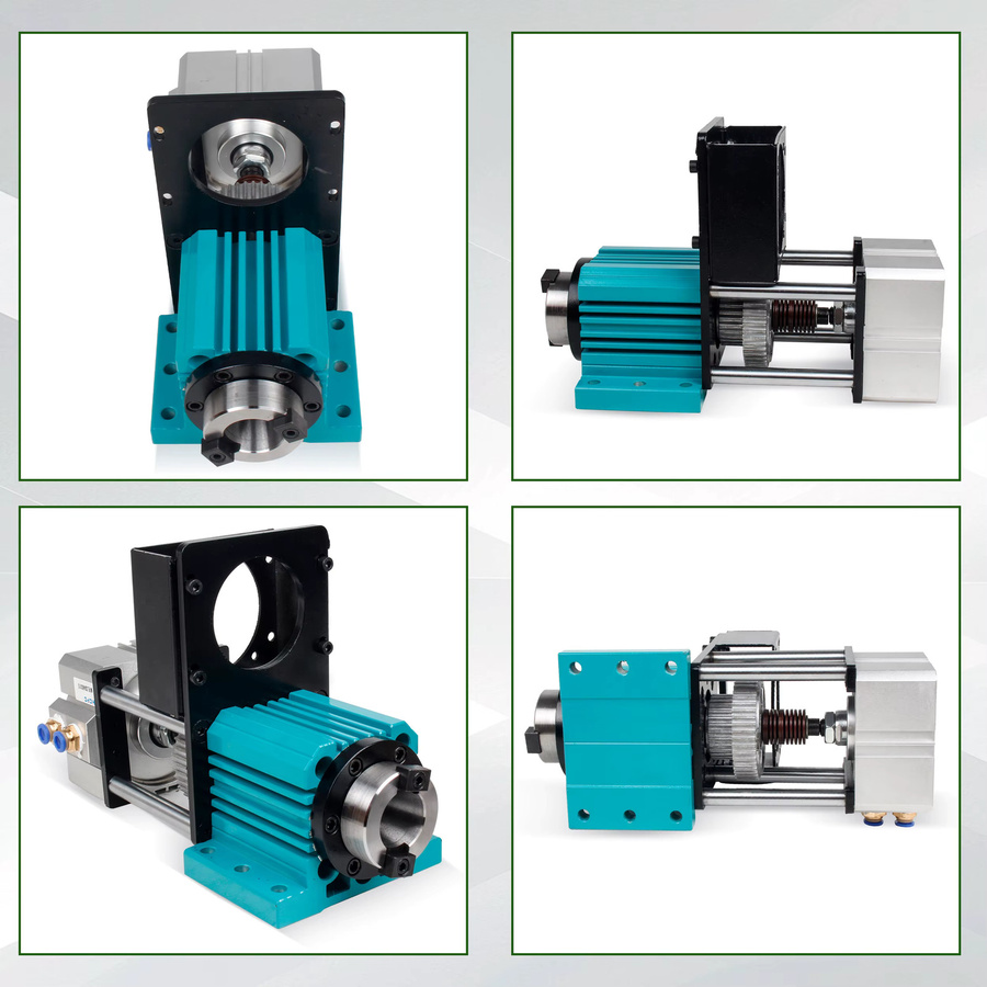 RATTMMOTOR BT30 Halbautomatische Werkzeugwechselspindel ohne Stromversorgung für CNC-Gravieren und Bohren in Metall - Bild 3