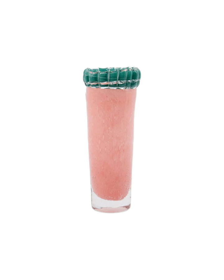House Doctor Vase Kupla in Rosa mit Bläschenstruktur aus Glas, Höhe: 19 cm - Bild 1