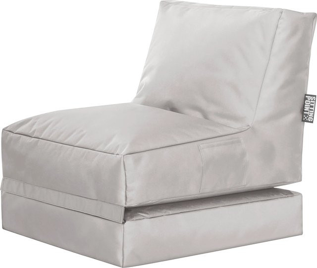 Sitting Point Sitzsack Twist Scuba 300 in Grau mit wasserabweisendem Polyester-Bezug und EPS-Perlenfüllung - Bild 1