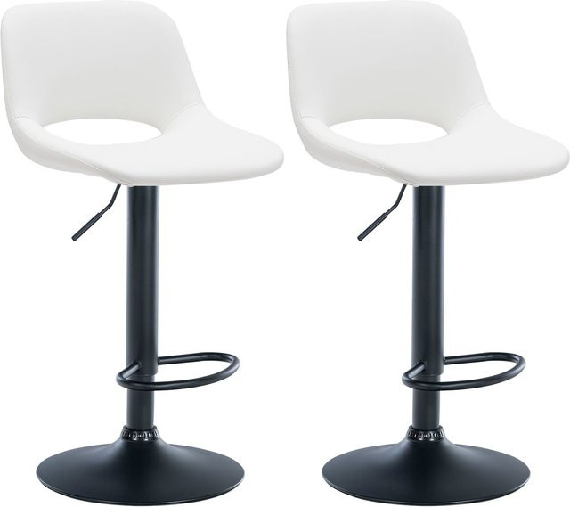 CLP 2er Set Barhocker Camden mit Kunstleder-Bezug in modernem Design - Bild 1