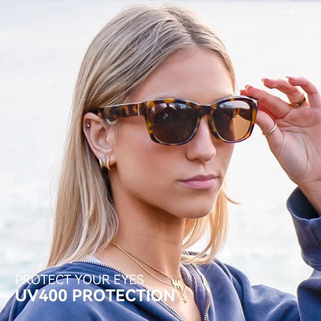 BLUEMOKY Sonnenbrille Cat Eye, Vollrand, Kunststoff, braun, Damen - Bild 1