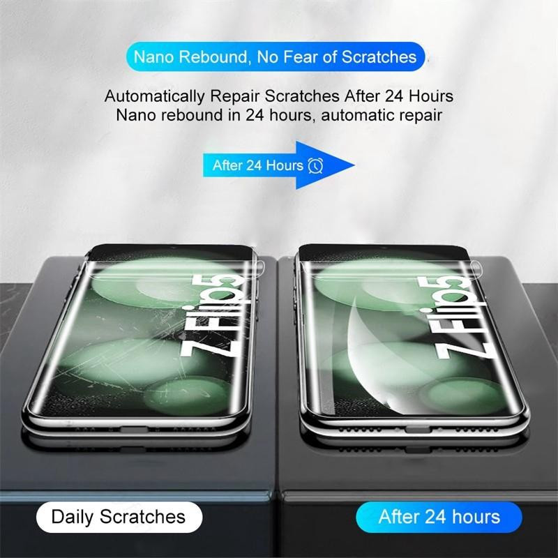 3er-Pack Hydrogel-Displayschutz für Samsung Galaxy Z Flip 6 5 4 3, transparente Schutzfolie - Bild 3