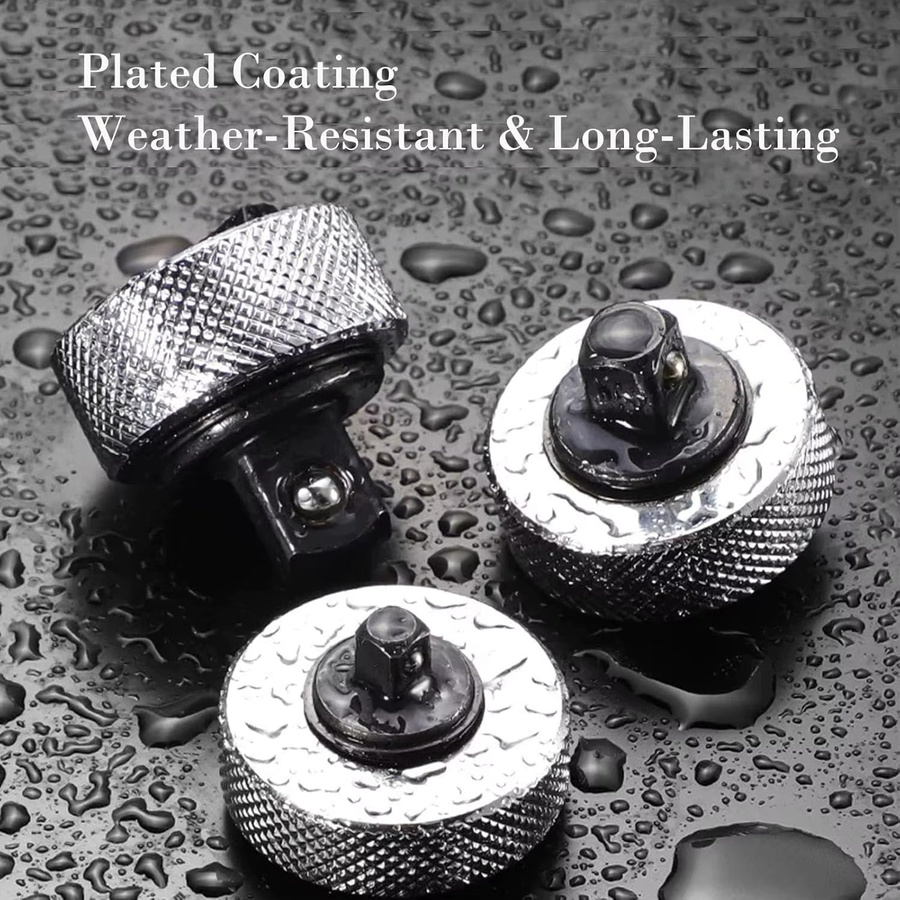 NIUXIANG Mini-Ratschenschlüssel aus Vollstahl in Silber mit 1/4", 3/8" und 1/2" Antrieb - Bild 5