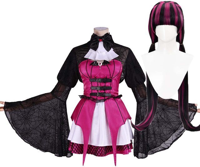 Hasbro Monster High Draculaura Korsettkleid Kostüm oder Perücke, Fantasy - Bild 1
