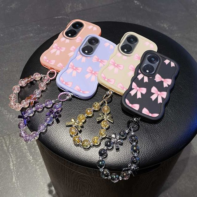 Flexible Schutzhülle mit Trageband für OPPO A1 Pro in Schwarz - Bild 1