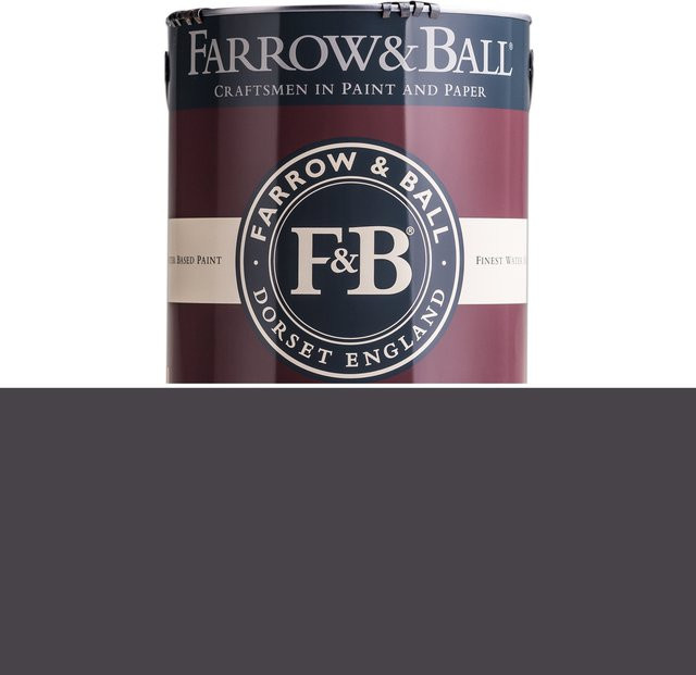 Farrow & Ball Exterior Eggshell Holzschutzfarbe Paean Black 294, 0,75 l - Bild 1