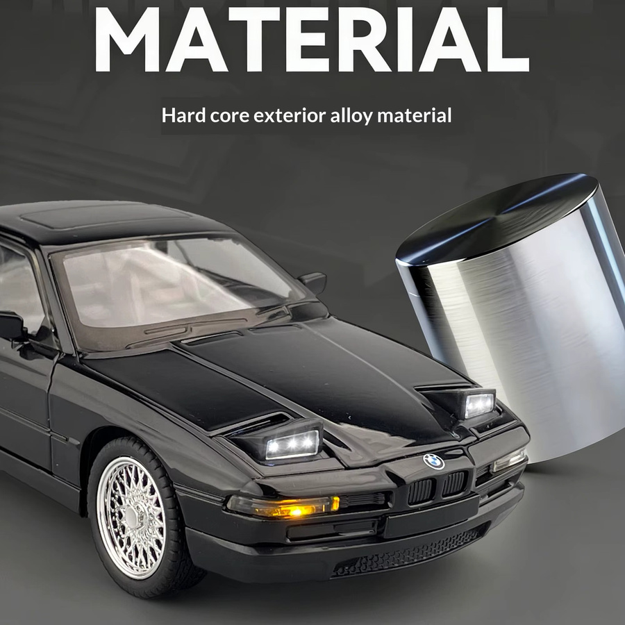 Maisto BMW 850CSi, Automodell, 1:24, Metall, Schwarz - Bild 3