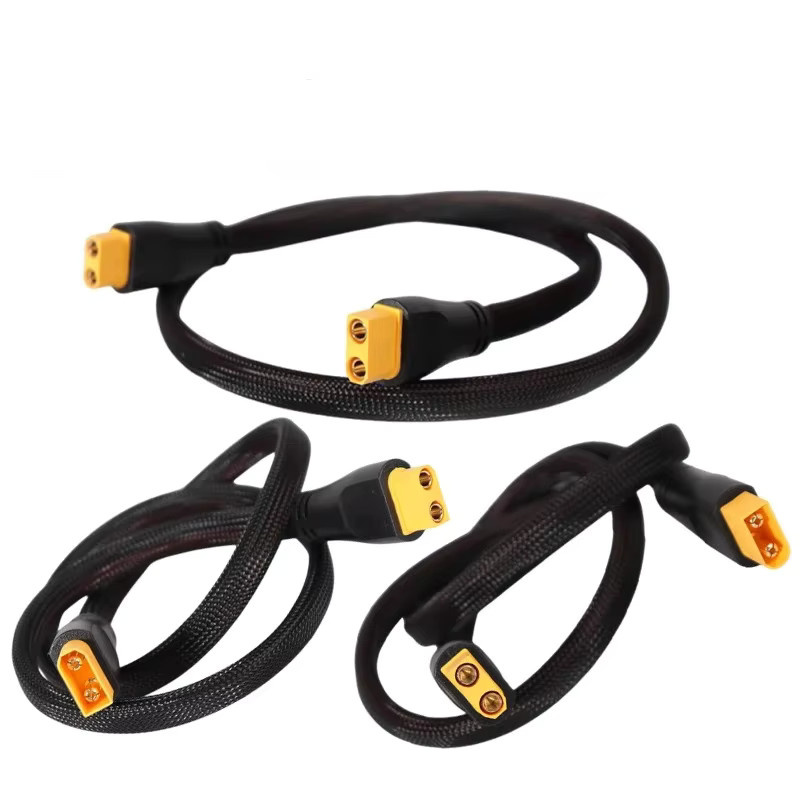 DIVEDEER XT90 Ladekabel-Verlängerungskabel in Schwarz für Hochleistungs-Elektrofahrzeuge - Bild 3