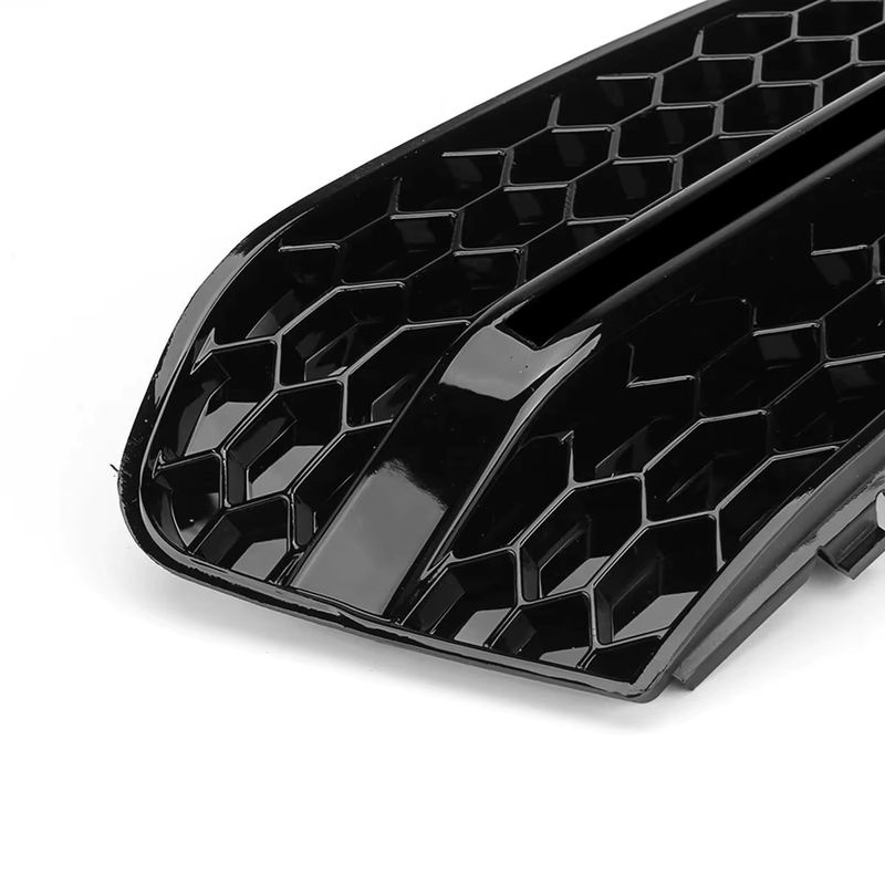 Schwarze Mesh Grille Abdeckung für Audi A4 B8 2009-2011 als Nebelscheinwerfer Waben Kühlergrill Abdeckung - Bild 7