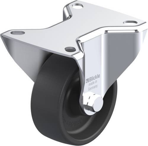 Blickle B-POHI 81G Bockrolle in Silber, Rad-Durchmesser: 80 mm, Tragfähigkeit (max.): 180 kg - Bild 1
