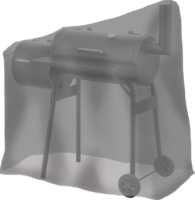 Tepro Universal Abdeckhaube für Smoker klein, Anthrazit, B: 114 cm, T: 109,2 cm - Bild 1