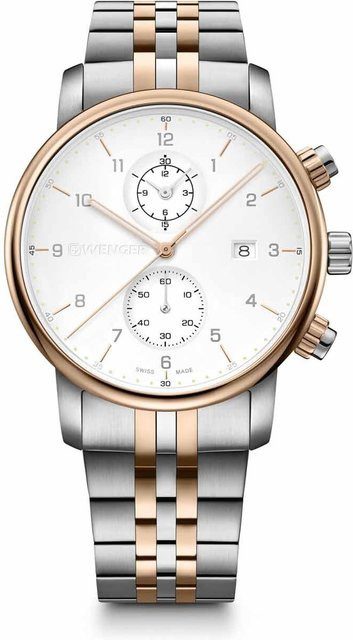 Wenger Chronograph, Edelstahl, Bicolor, Quarz, 42 mm, Herren - Bild 1
