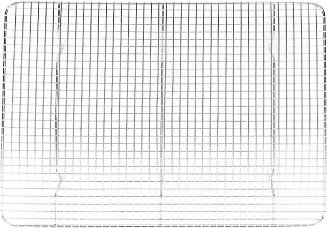 CosyHome Edelstahl-Kühlgitter in Silber, rechteckiger Abtropfkorb aus rostfreiem Edelstahl, spülmaschinenfest, B/T/H: 42,5 x 30,0 x 2,5 cm - Bild 1